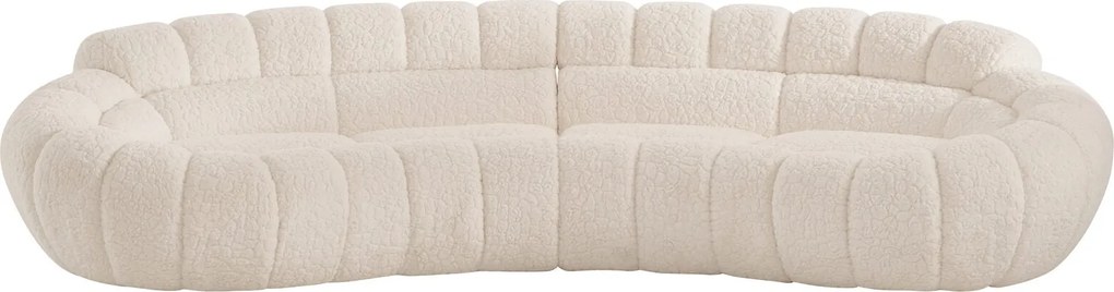 Canapea semirotunda dumonde cu șezut confortabil din spumă HR Layan 338x148 cm