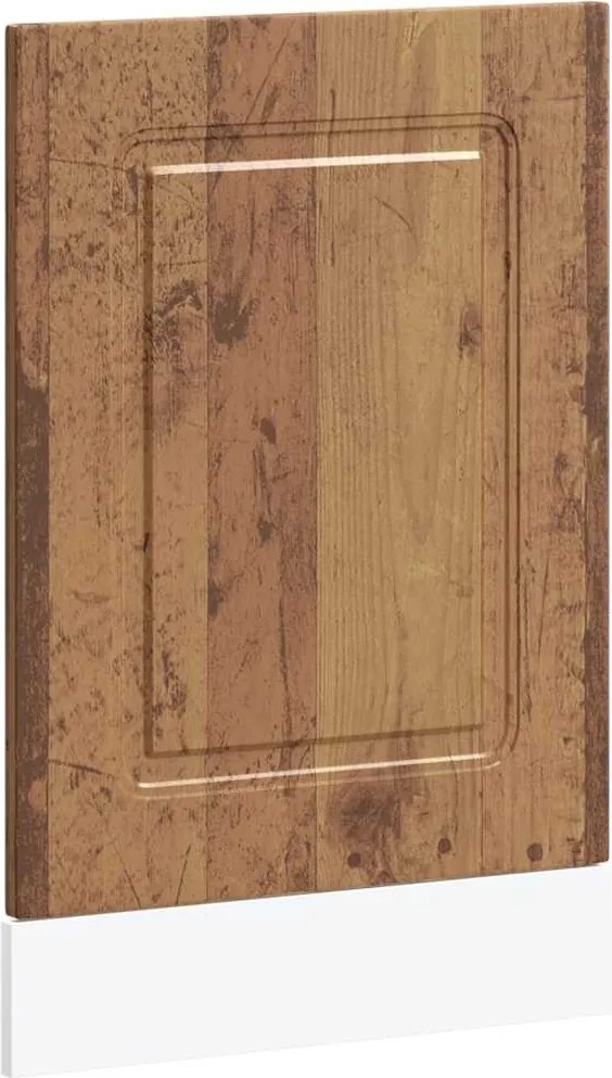 vidaXL Panou pentru mașină de spălat vase Lemn vechi Lemn prelucrat