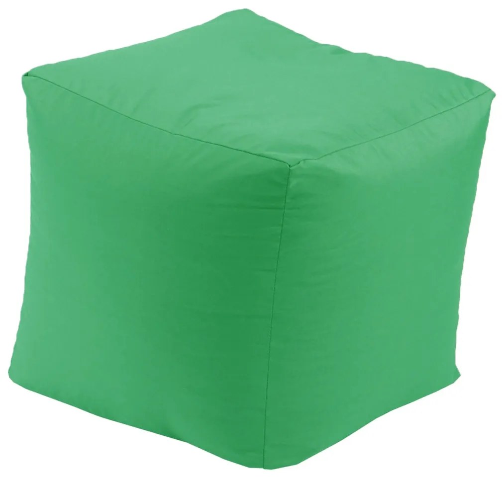 Taburet Cub XL Pufrelax, material impermeabil, Green Apple