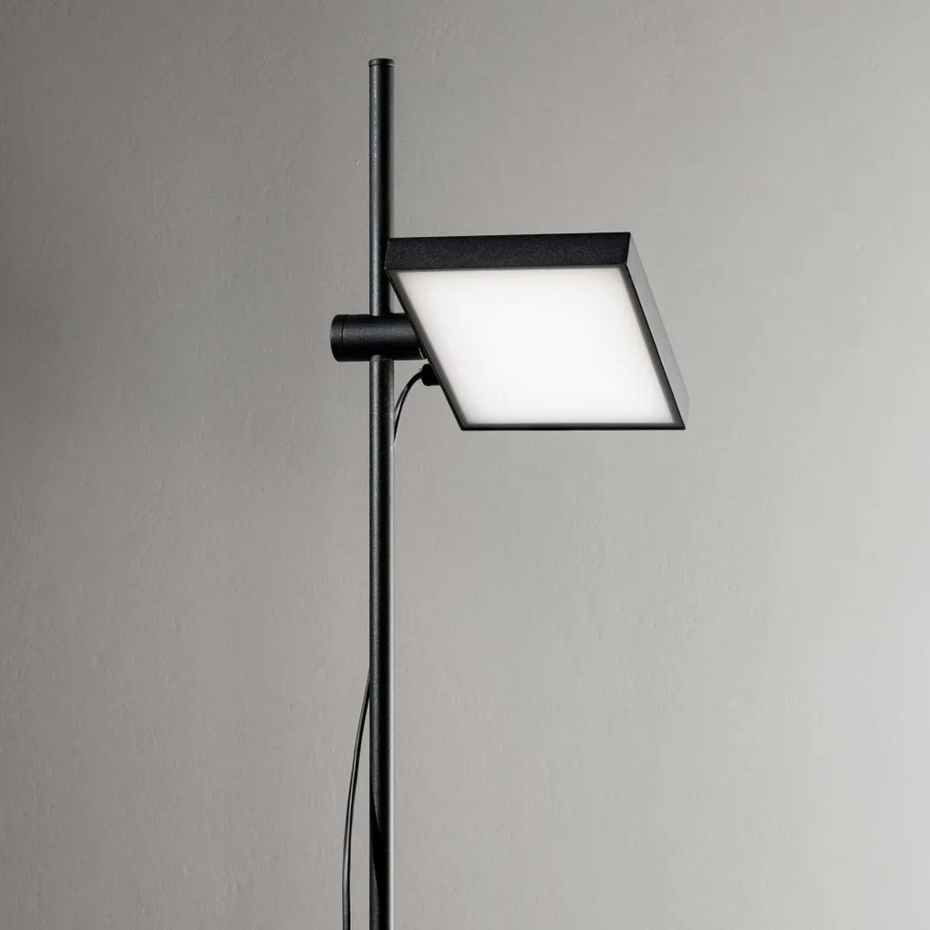Lampadar LED/Lampa de podea reglabila Lift pt alb