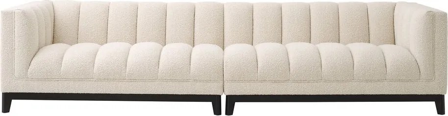 Canapea design elegant LUX Ditmar L, boucle crem 115527 HZ