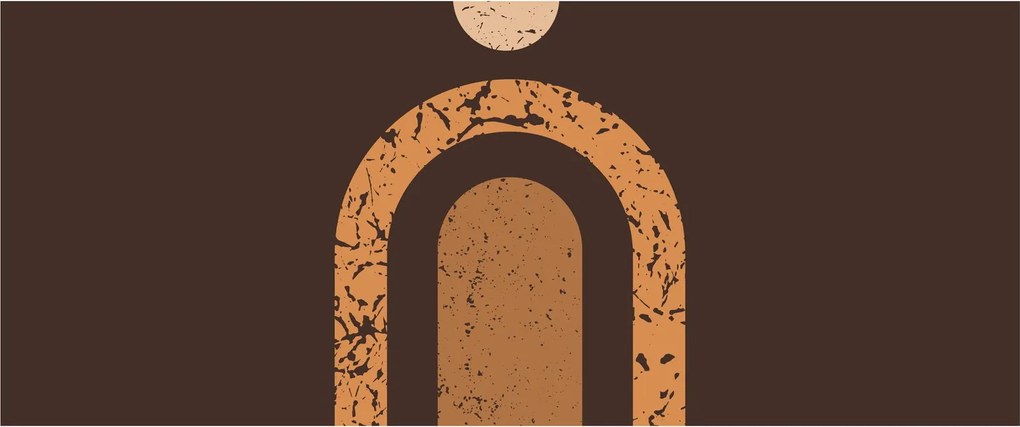 Tablou - Arce portocalii N⁰3 (120x50 cm)
