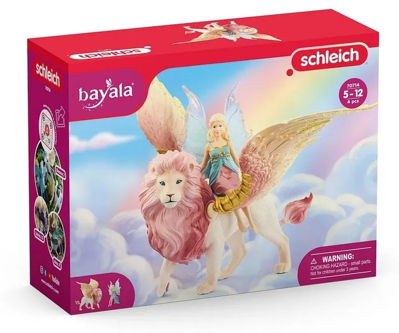 Zână elf pe un leu înaripat Schleich Bayala 70714