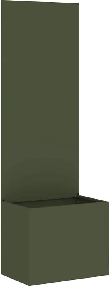 vidaXL Ecran de intimitate pentru grădină Olivengrønn 50 x 140 cm