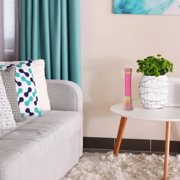 Lampă cu lavă MINKA 1xGY6,35/20W/230V roz Rabalux 7027