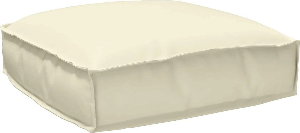 vidaXL Pernă Crem 50 x 50 x 12 cm Material Oxford