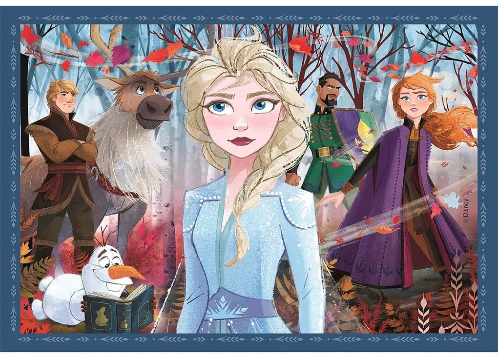 Disney Regatul de gheață Echoes Puzzle 4-în-1 Clementoni