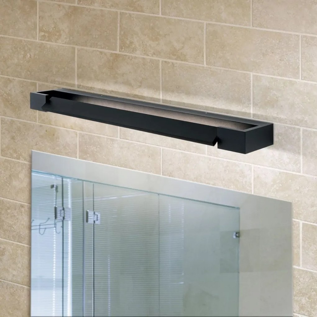 Aplica pentru oglinda baie reglabila IP44 MARILYN L-60cm negru