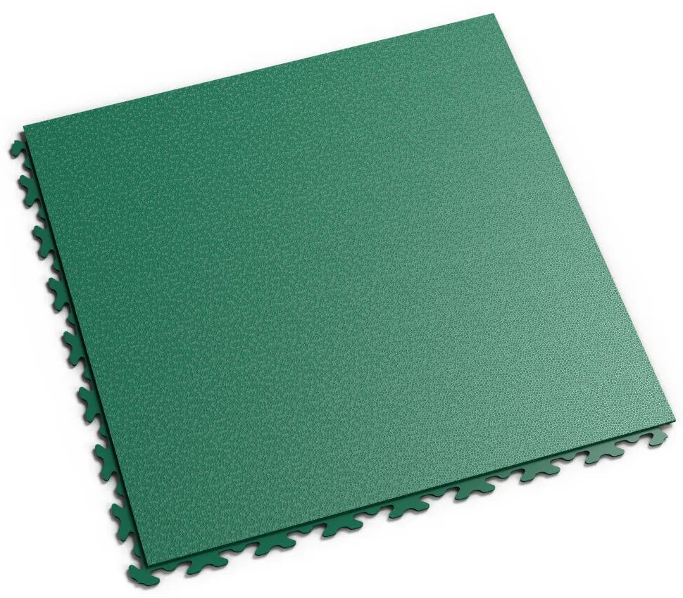 Tigla Fortelock Invizibil, model piele de sarpe, verde