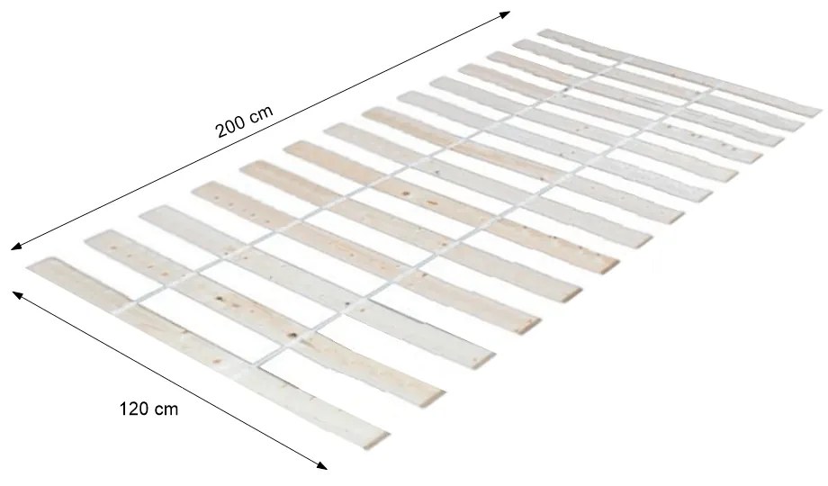 Suport pentru saltea rulat, 120x200 cm, PLAZA