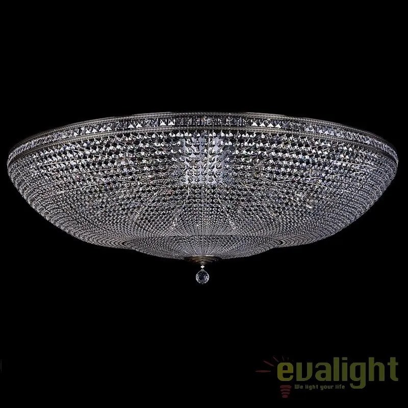 Plafoniera XXXL cristal Bohemia MILADA dia 2000 Nickel