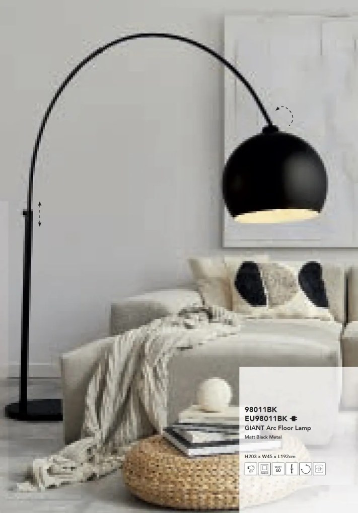 Lampadar/Lampa de podea tip arc Giant