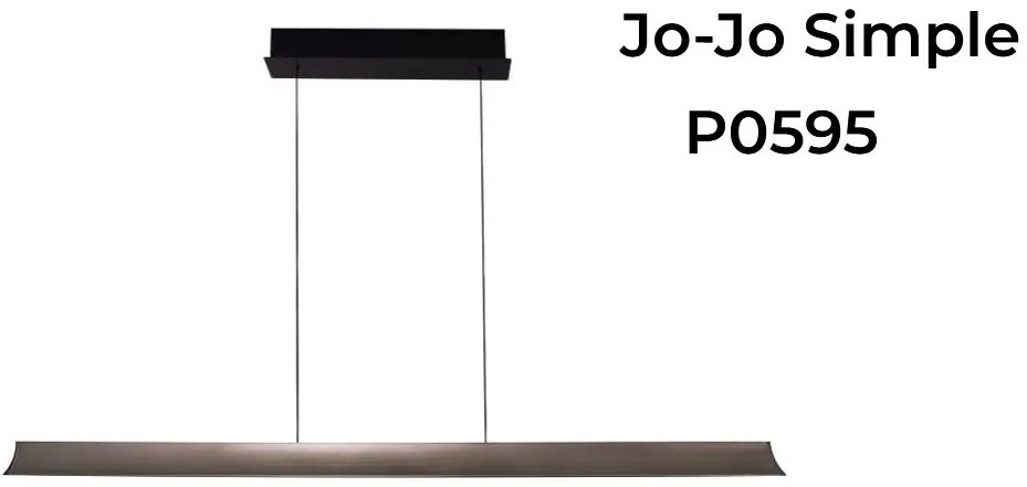 Lustra suspendata LED design modern Jo-Jo Simple gri