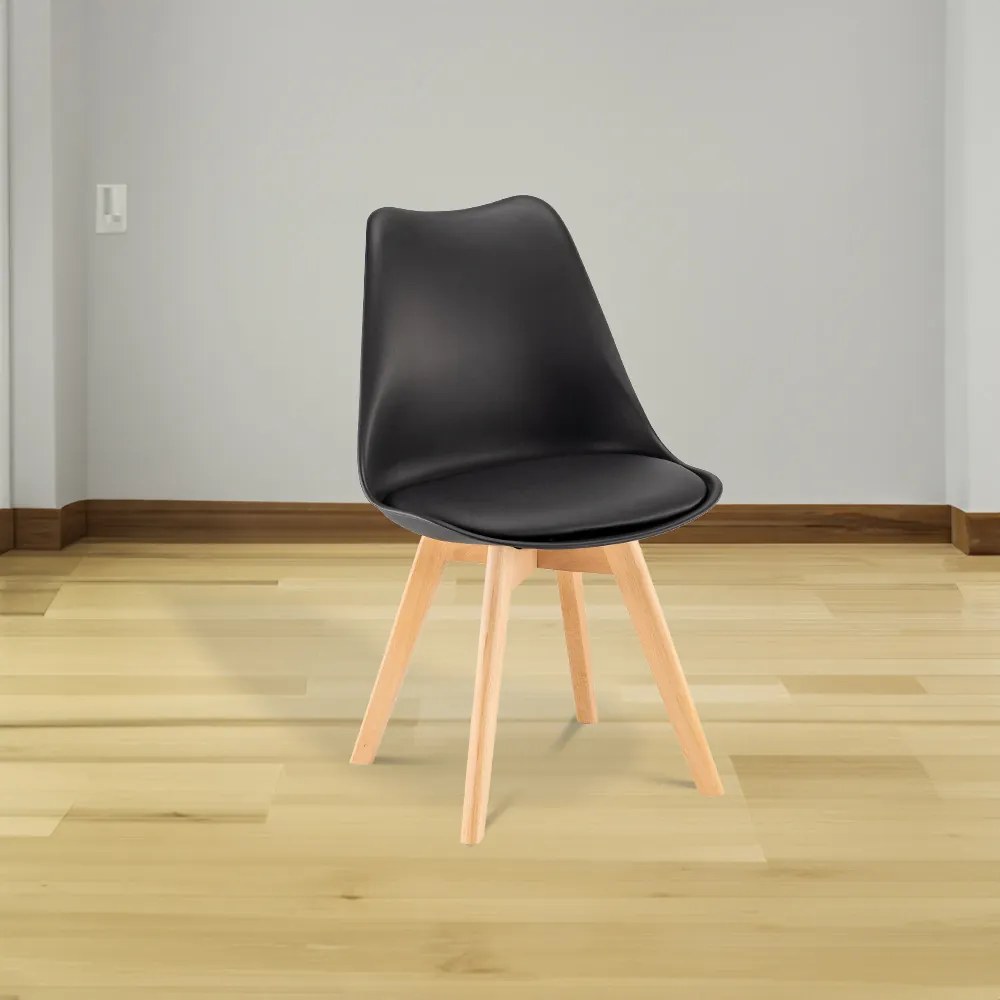 Scaun de masă Silla negru