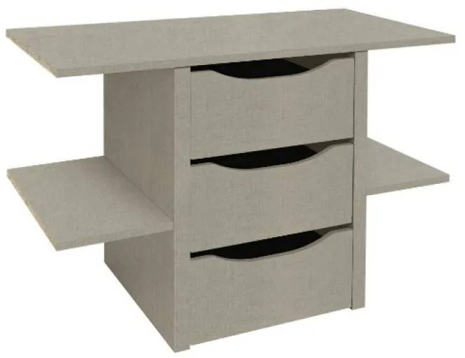 Caseta cu 3 sertare 88x57cm