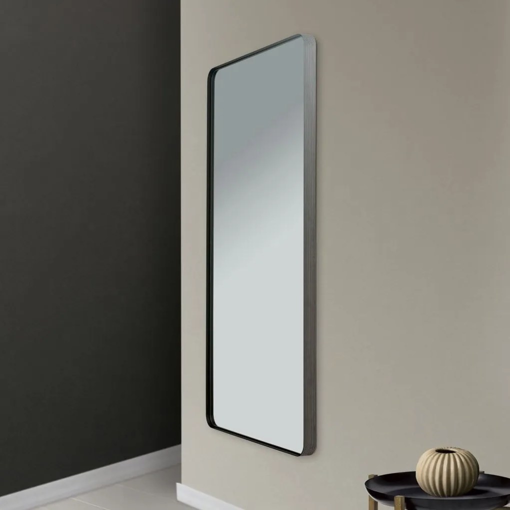 Oglinda decorativa design modern CARLO negru 152-76cm