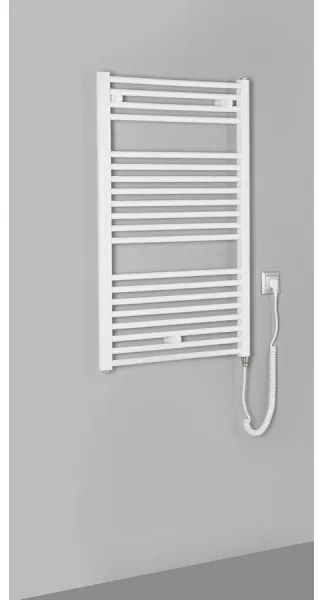 Radiator portprosop electric pentru baie Aqualine DIRECT-E 400W/230V 96 cm alb