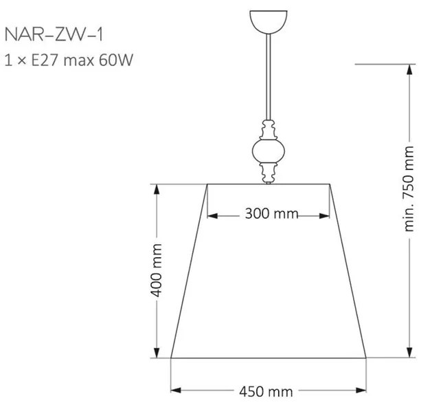 Lustra eleganta design modern realizata manual Narni, 1L