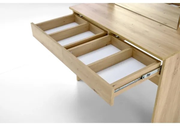 Masă de toaletă AMORIO, stejar artisan