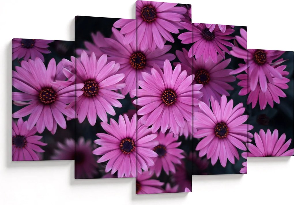 Tablou cu florile roz (150x105 cm)