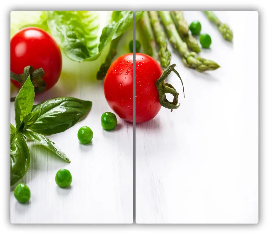Tocator din sticla Legume proaspete