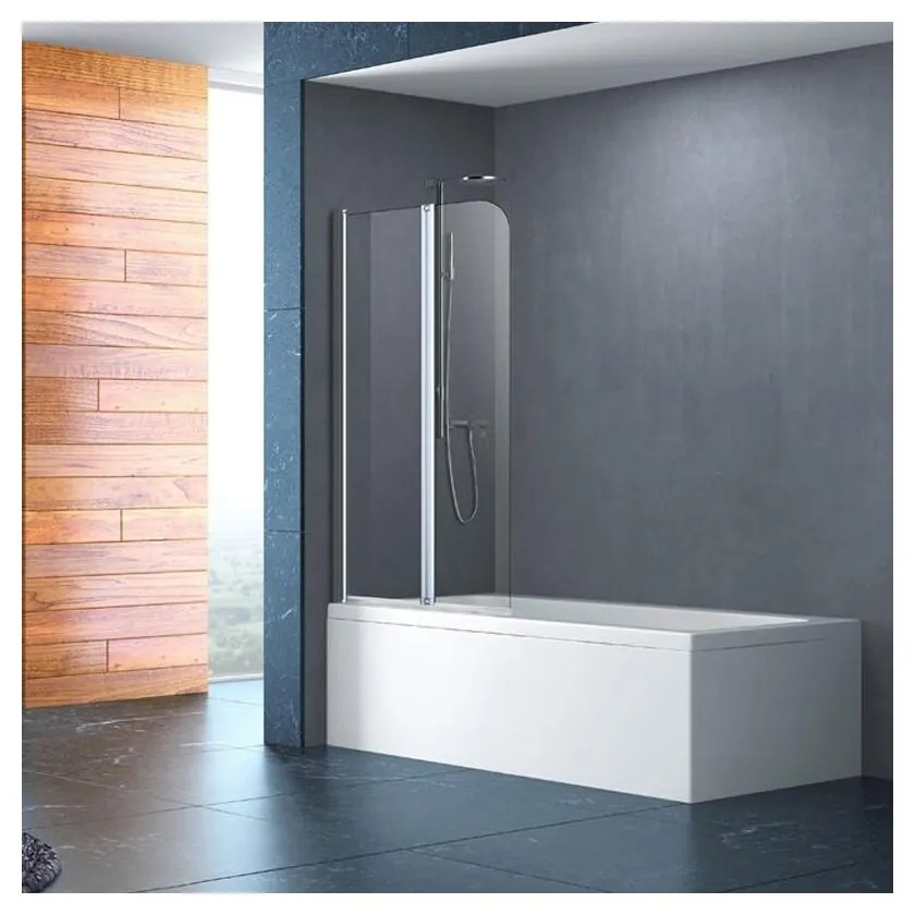 Paravan de cada Fluminia Round 2 80x140 cm sticla securizata