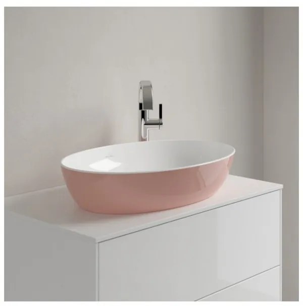 Lavoar pe blat, Villeroy&amp;Boch Artis, material TitanCeram, 61x41cm, Powder, 419861BCT0