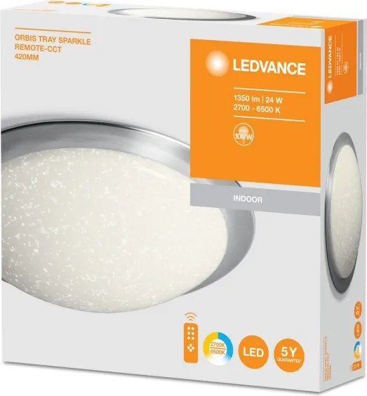 Ledvance - LED Plafonieră dimmabilă SILARA LED/24W/230V +telecomandă