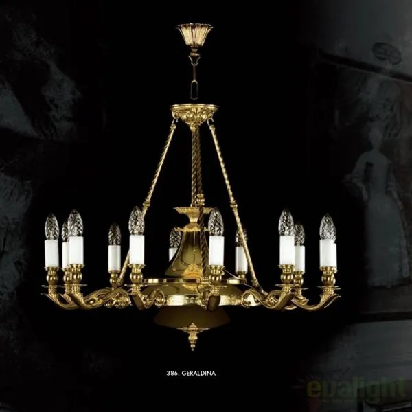 Candelabru LUX 12 brate, diam.72cm GERALDINA