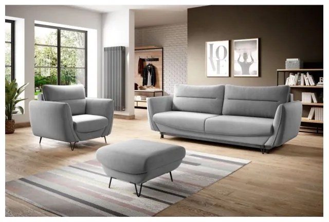 Scaune Set 236cm Gri