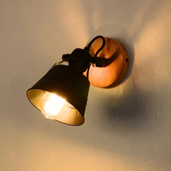 Globo 15466S-1 - Aplică perete spot GÜNTHER 1xE27/60W/230V