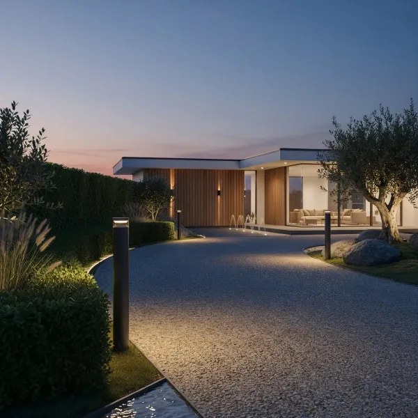 Lampă LED de exterior Ideal Lux BOEING LED/14W/230V 100 cm IP65 negru