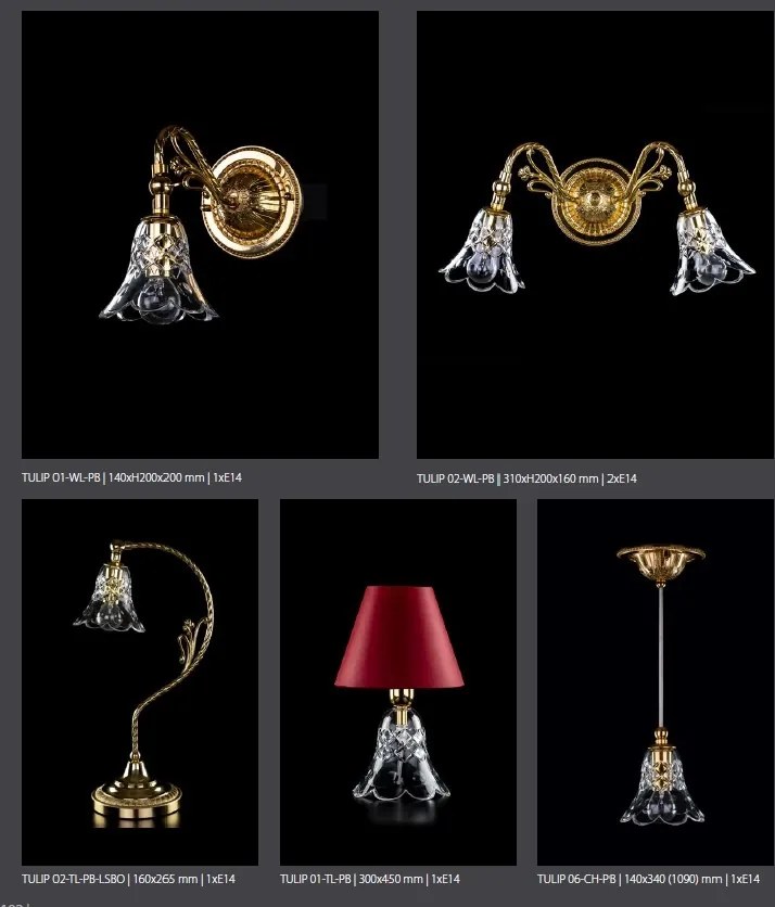 Aplica de perete deosebita design LUX TULIP 01-WL