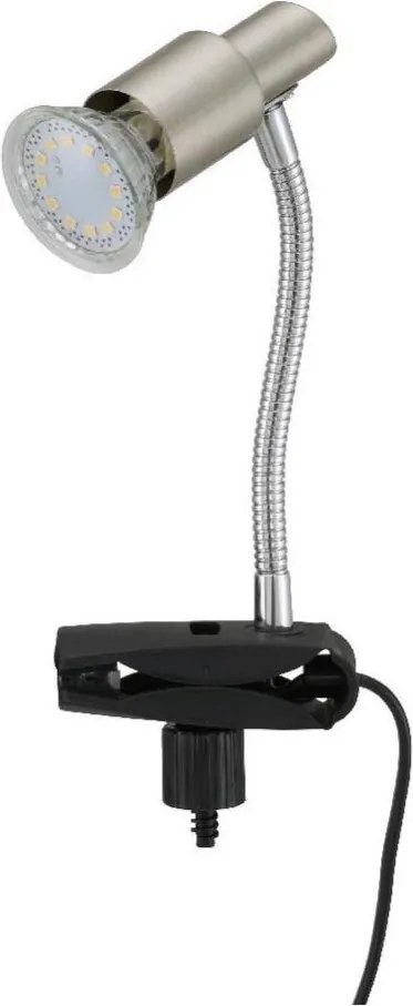 Briloner 2877-012P - Lampă de masă LED cu clips SIMPLE 1xGU10/3W/230V