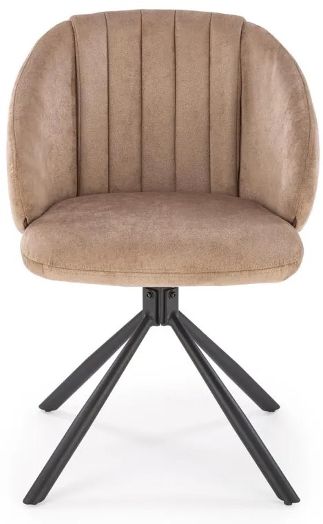 Scaun rotativ K533 stofa cappucino