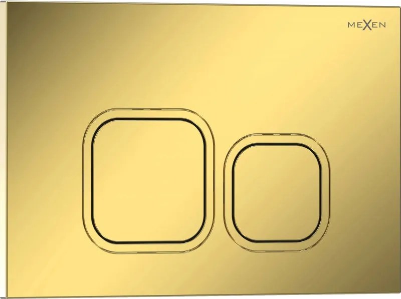 Mexen Tex 03 buton de spălare, auriu șampanie strălucitor - 6103-08