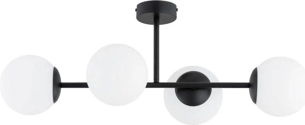 Lustră aplicată GLORENA 4xE14/10W/230V neagră