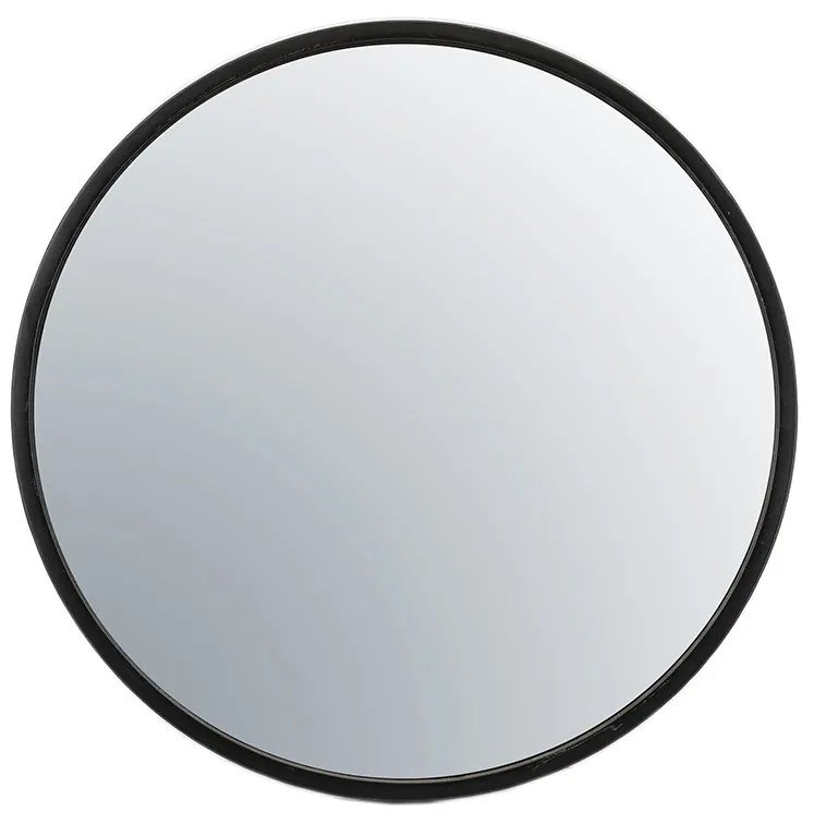 Oglinda rotunda cu rama neagra Selfie, 60 x 5 x 60 cm