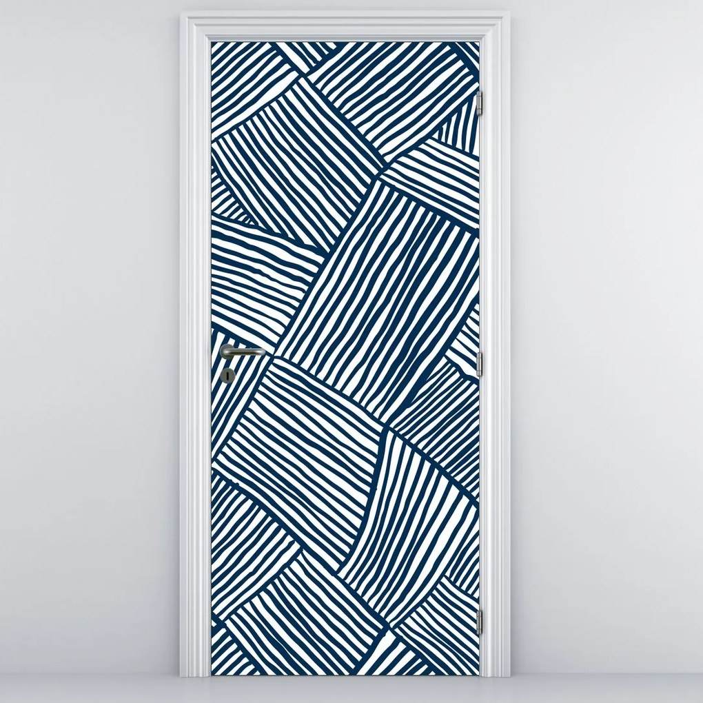 Fototapet pentru ușă - Linie 3D (95x205cm)