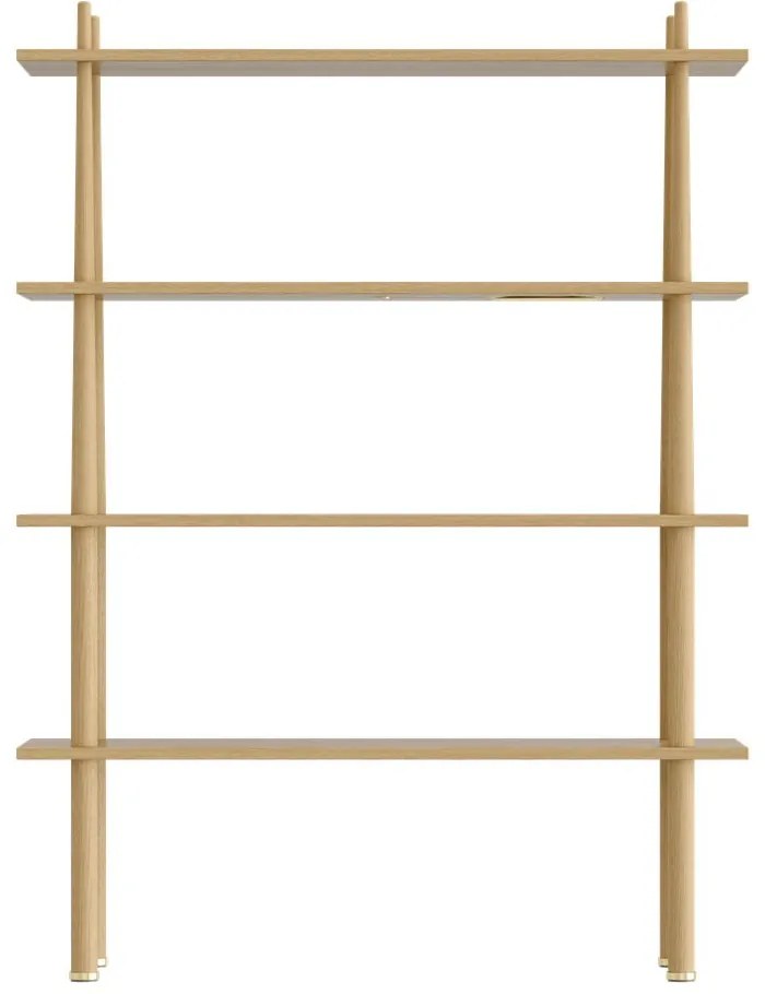 Sistem modular de rafturi în culoare naturală cu aspect de lemn de stejar 110x148 cm Stories – UMAGE