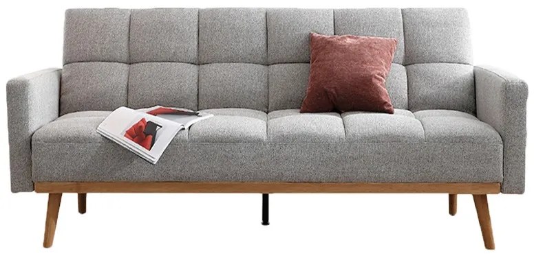 Canapea extensibila 214x84x84 cm Dallas Light Grey