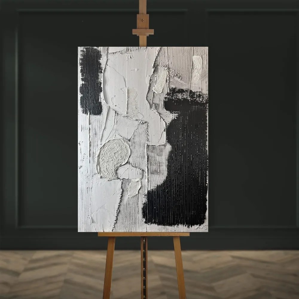 Tablou cu detalii pictate manual 70x100 cm Touch – Styler