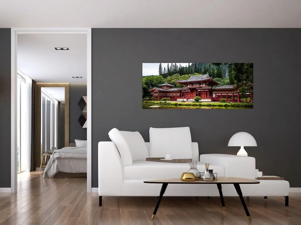 Tablou - mănăstire budhistică (120x50 cm)