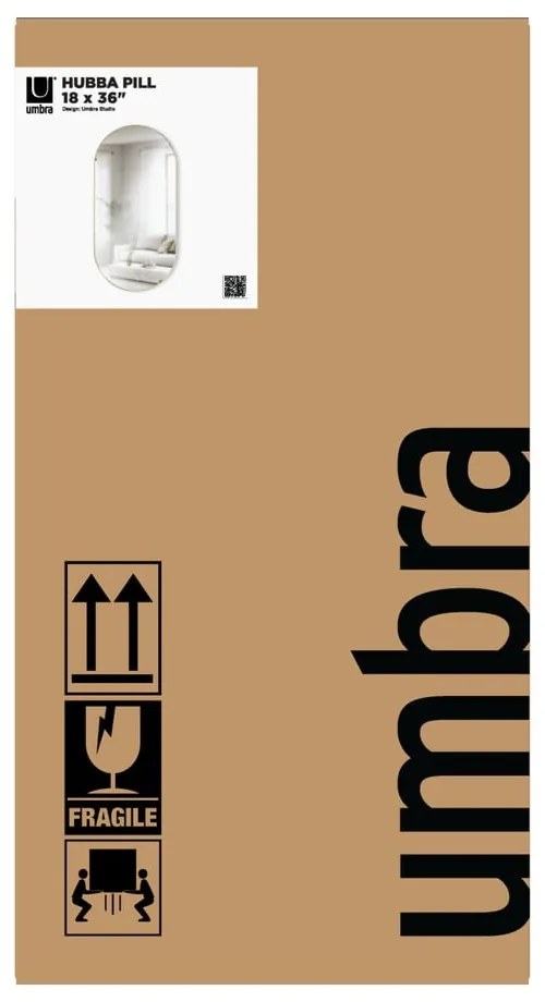 Oglindă de perete 46x91 cm Hubba – Umbra