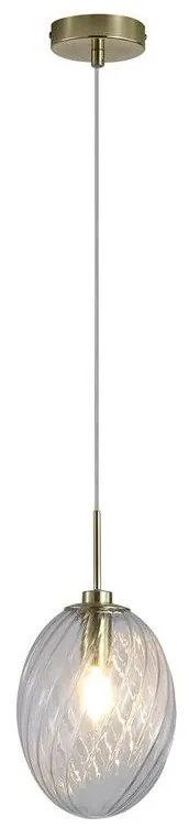 Pendul sticla transparenta Whirl