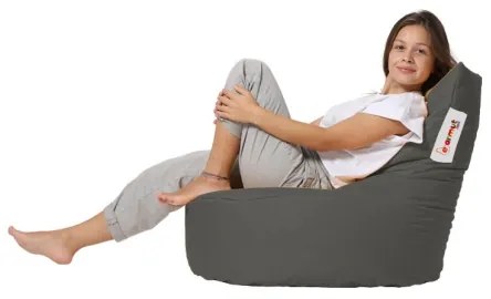 Fotoliu puf 70x70 cm gri