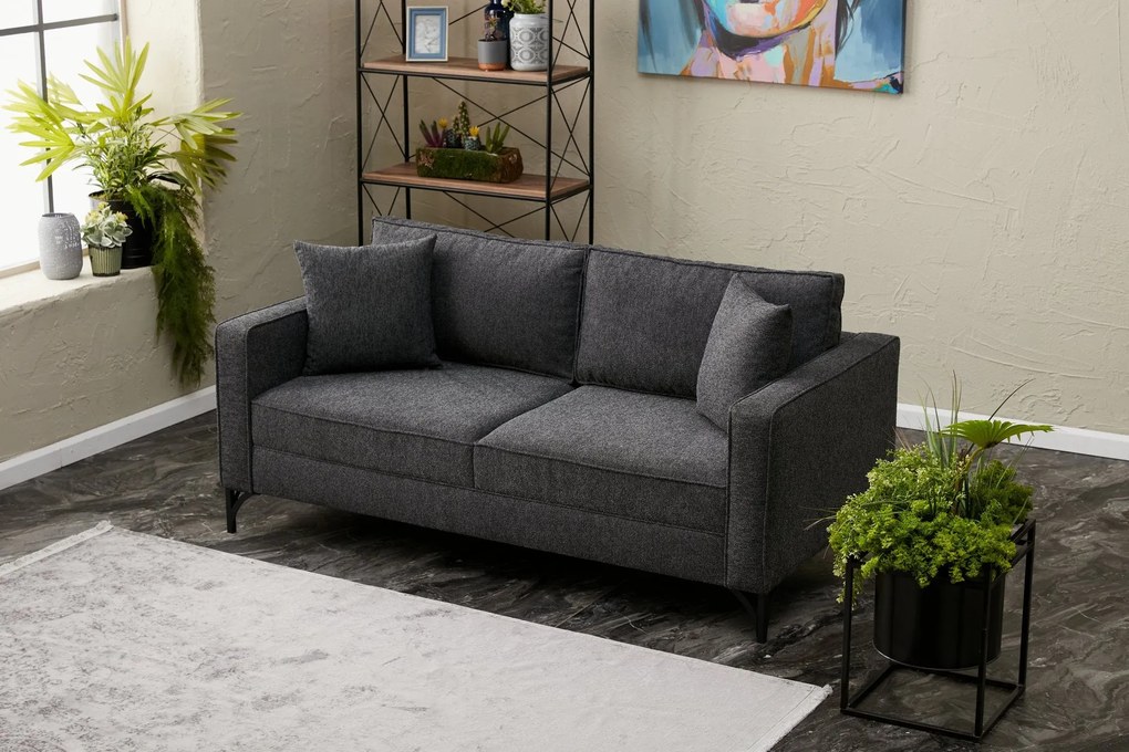 Canapea Berlin - Anthracite, Black