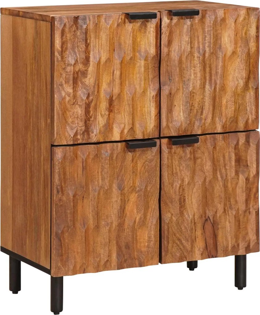 vidaXL Bufet Finisaj Acacia Maro 60 x 33 x 75 cm Lemn de mango solid