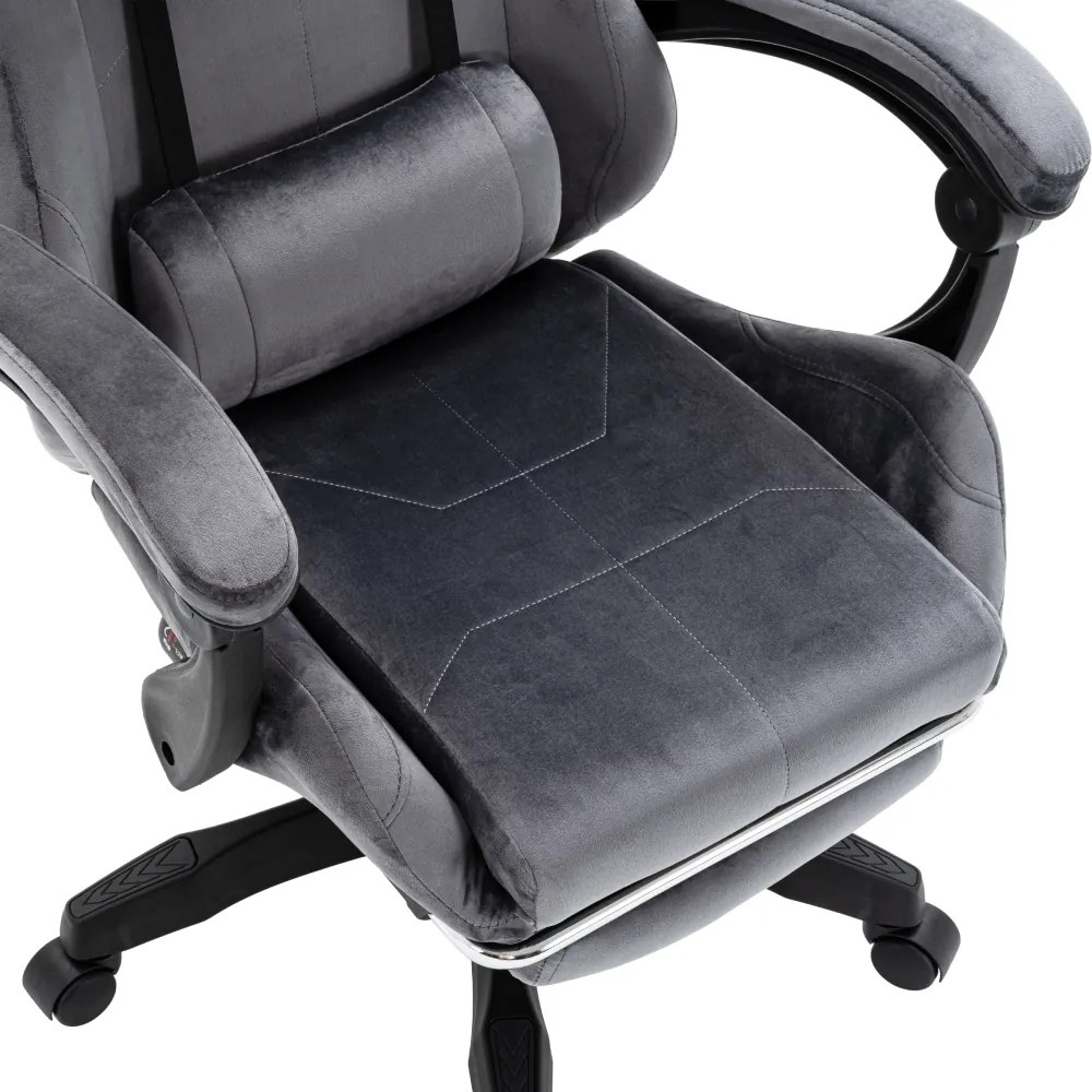 Scaun de birou/gaming, gri, LOPES