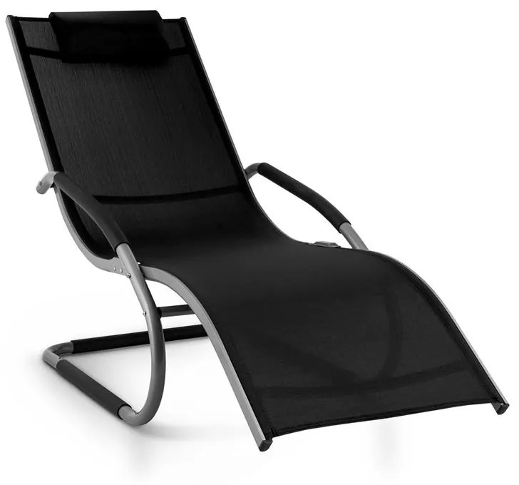 Sunwave Gartenliege punte leagăn șezlong Relax taupe negru